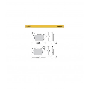 PASTILLA DE FRENO NITRO 944-21